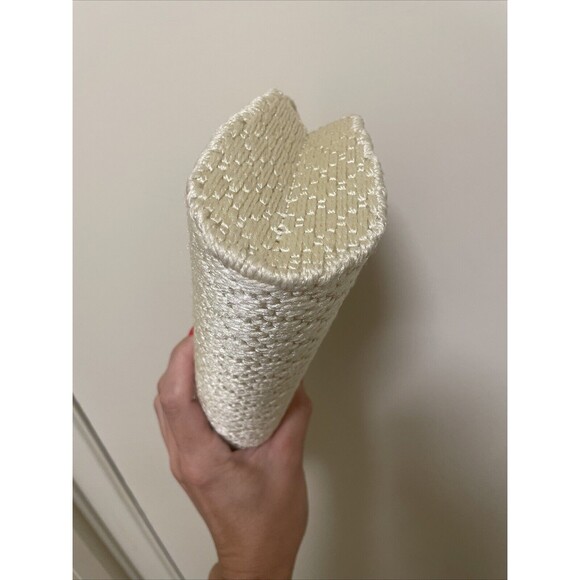 VTG Needlepoint Purse Tote Bag Clutch Handle Southwest Geometric Design Handmade - Picture 7 of 9